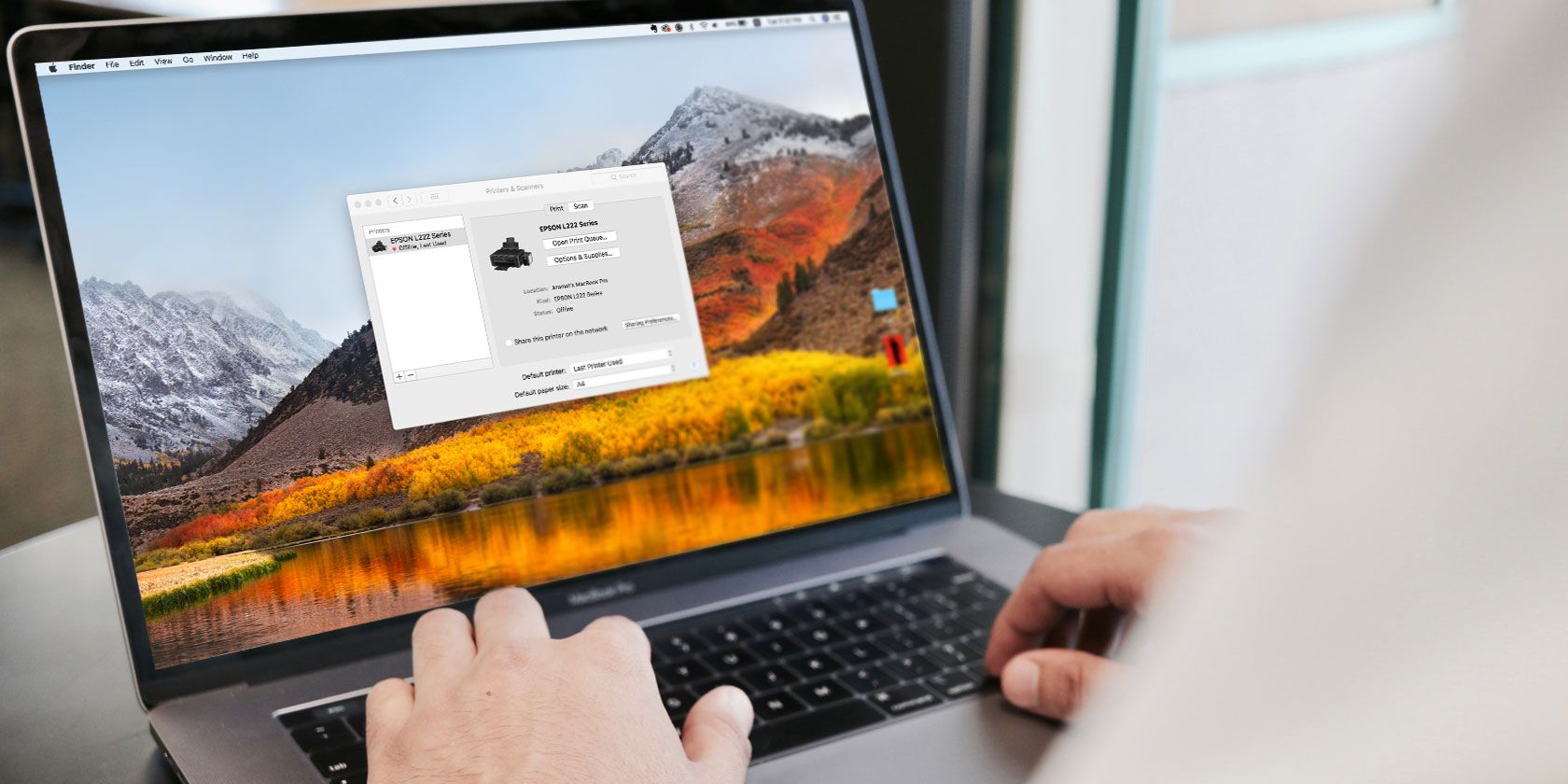 how to add a printer on a mac book pro